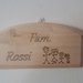 Fuoriporta personalizzabili in legno