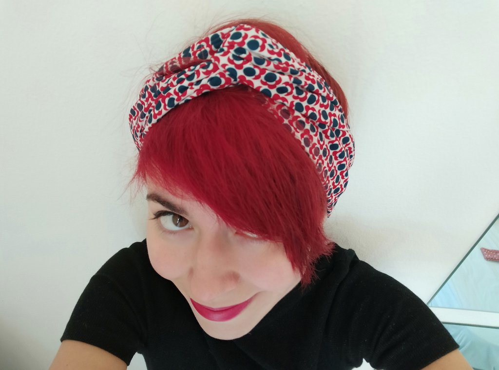 Bandana originale, otivo Paisley, in rosso Bandana originale, otivo Paisley, in rosso