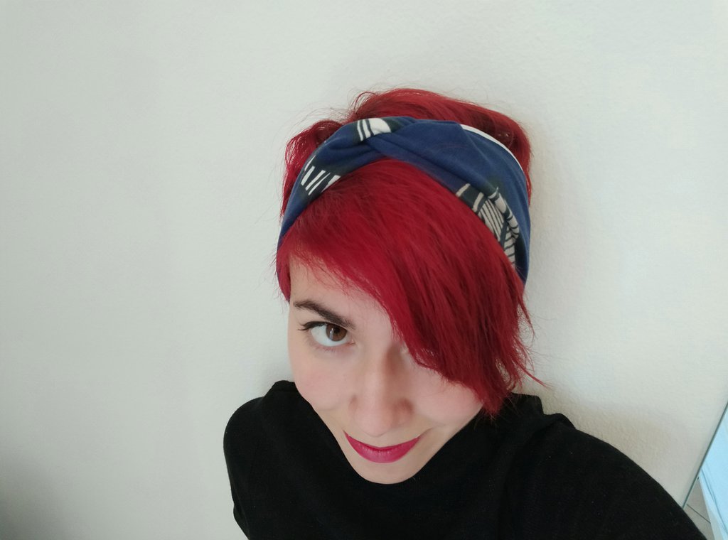 SARJANA Confezione da 10 fasce per capelli da donna e uomo, larghe fasce per capelli, bandana, colorate, bohémien, multicolore (assortiti