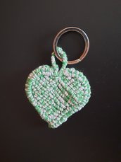 Portachiabi cuore verde 3D