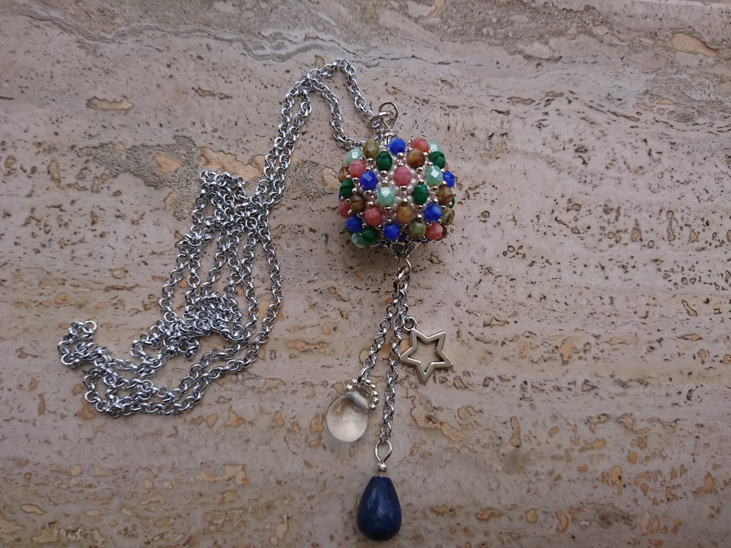Rocailles Silver Lined Aqua Bohemica 11/0 foro tondo - In vetro - Crystal Stones