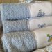 Cesto nascita per maschietto con set di asciugamani