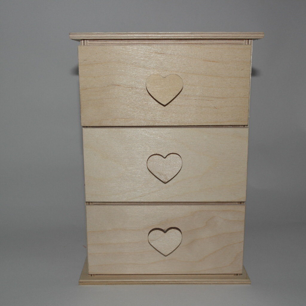 WIYETY 12 Pomelli A Forma Di Cuore Per Armadio, In Legno, Per - 7