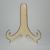 Confezione di 6 Cavalletti due pezzi in legno artigianale cm 8