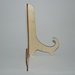 Confezione di 6 Cavalletti due pezzi in legno artigianale cm 8