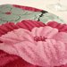 Decorazione casa Sotto vaso/ Sotto piatto con tessuto Peonia di Obi/Kimono 100%Seta Giapponese Ottimo Regalo