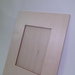 Cornice porta fotografia falda larga in legno rettangolare cm 10x15