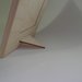 Cornice porta fotografia falda larga in legno rettangolare cm 13x18