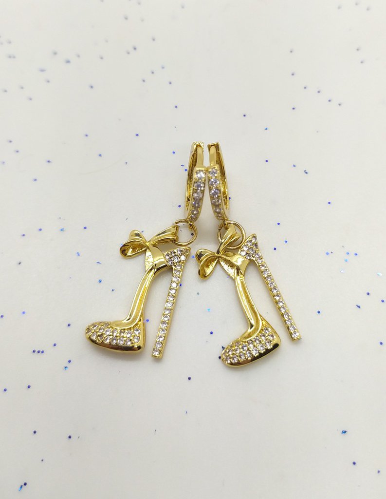 Orecchini A Cerchio Donna Acciaio 316L Con Zirconi – Argento, Oro, Nero, Oro Rosa, 17mm