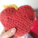 cuore ad uncinetto (amigurumi) 