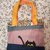 BORSA DENIM by APECUCE. GATTO