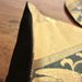 Set di 2 Sotto-piatti/ Sotto-vasi di tessuto Obi/Kimono Giapponese 100%Seta con fili d'Oro /Ottimo per regalo