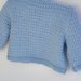 Cardigan coprifasce /giacchino / bambino in lana merinos lavorato a mano