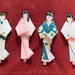 segnalibro cartoncino stile origami mod. geisha II°