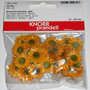 Decorazioni girasoli margherite gialle Knorr Prandell 32pz