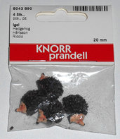 Riccio in miniatura KnorrPrandell per tegole minimondi mini garden 4pz
