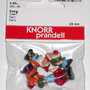 Nani da giardino gnomi in miniatura KnorrPrandell 4pz
