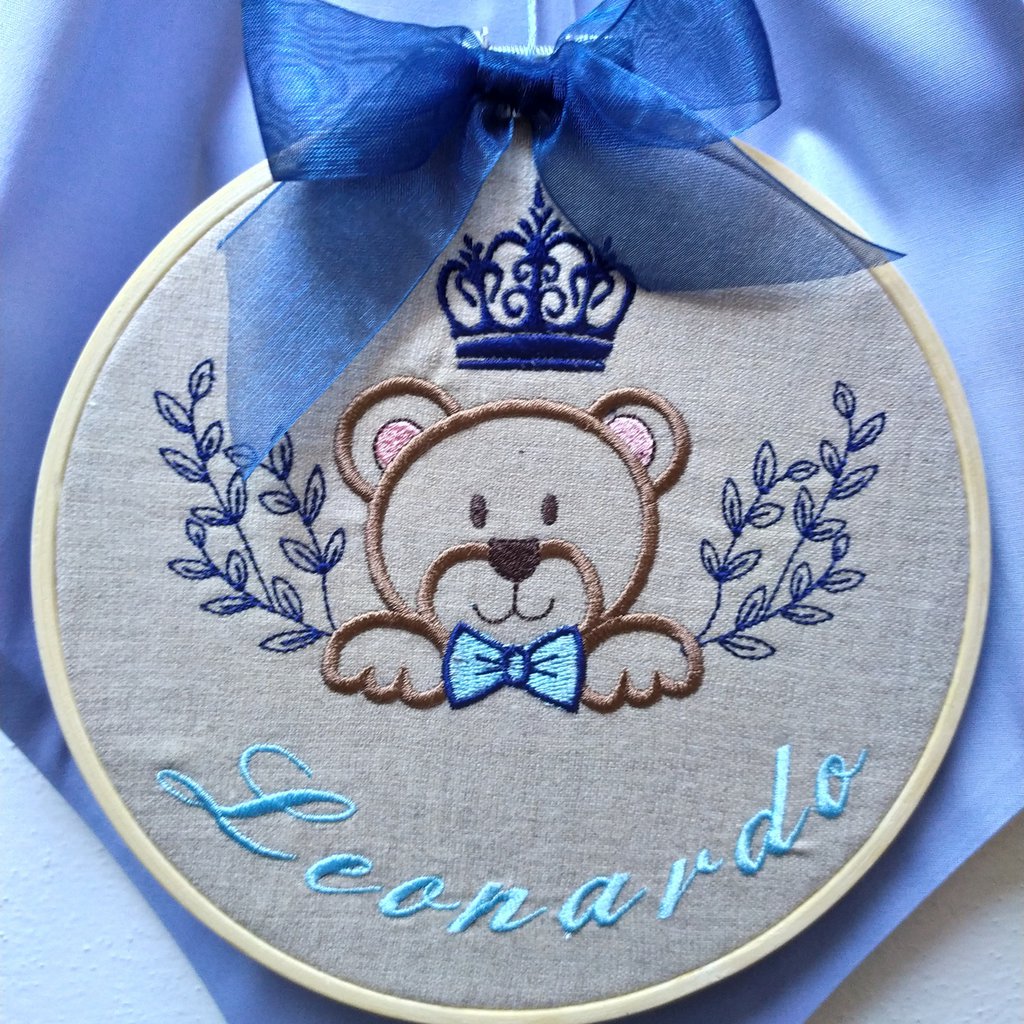 Fiocco Nascita Personalizzato - Con Nome, In Cotone, 50x37 Cm, Per Esterno, Colore Azzurro O Rosa