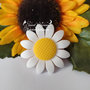 Inserto in silicone alimentare *Girasole*  -Bianco-