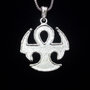 Ciondolo egizio/egitto "Ankh/croce ansata" in argento 925 fatto a mano C96