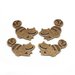 8 Charms Stregatto Gatto Bronzo 29x17mm