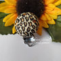 Clip tonda in silicone alimentare maculata ^Leopard*