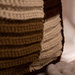 Borsa in lana uncinetto tonalità Marrone