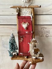 Mini portine in legno natalizie By Creazioni GiaRó Ⓒ