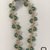 Bracciale fiorellini verde