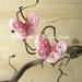 Coppia elastici fermacapelli farfalla rosa/rosa scuro - accessori capelli - fatto a uncinetto - cotone