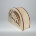 Portatovagliolo in legno artigianale sagoma gufo cm 15x10x5
