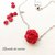 Collana  rose rosse