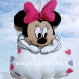 Fiocco nascita bimba  Minnie