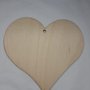Sagoma cuore in legno asimmetrico