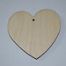 Sagoma cuore in legno cm 10