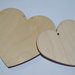 Sagoma cuore in legno cm 29