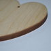 Sagoma cuore in legno cm 29