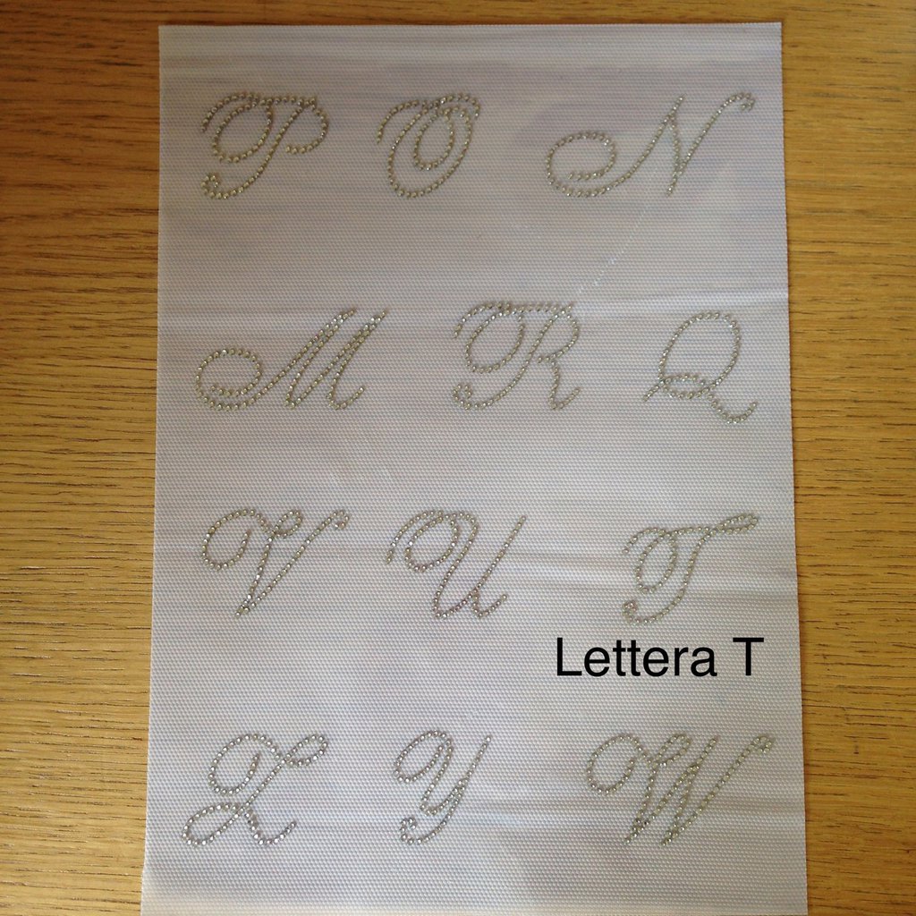 Diamantes Con Letras De Strass Y Abalorios Del Alfabeto, 26 | Meses Sin - Foto 8