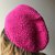 Cappello rosa fucsia 100% merinos 