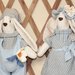 coppia coniglietti in stoffa
