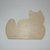 Sagoma in legno forma gatto cm 21x25