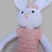 Coniglietta Amigurumi all'uncinetto