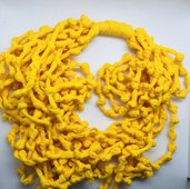 Collana fatta a mano “colored knots” nodi colorati.