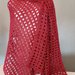 Scialle/Stola in lana merino con filo lurex
