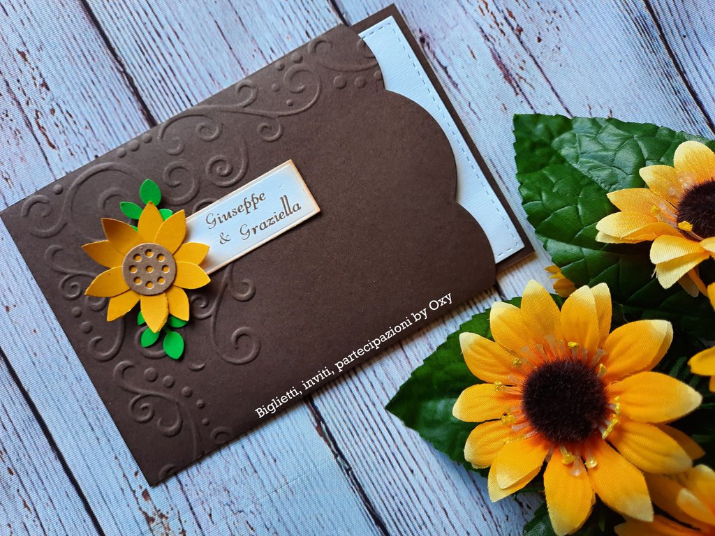 velovibe Biglietti di auguri con girasole, 30,5 cm