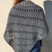 Scialle lana fatto a mano / scialle a maglia / scialle donna