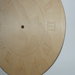 Sagoma orologio ovale in legno cm 36x29x0,5