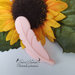 Piuma in silicone alimentare Rosa baby--