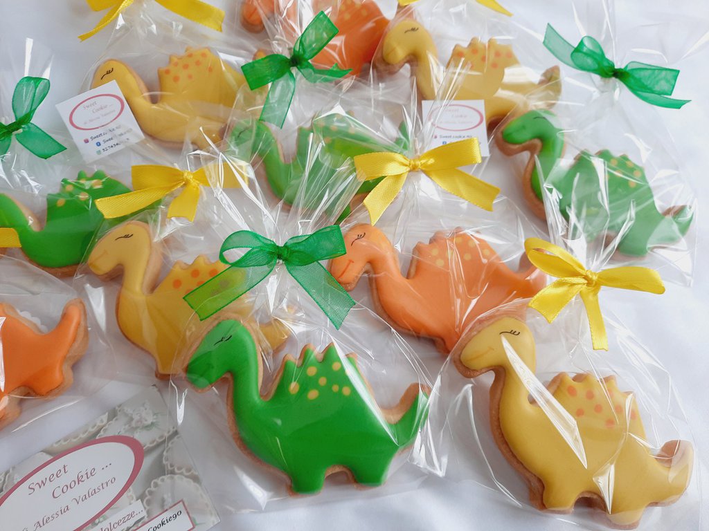 dinosauro biscotto festa a tema dinosauri compleanno - Cake design