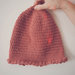 Cappello di lana corallo